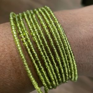 Coiled bracelet.